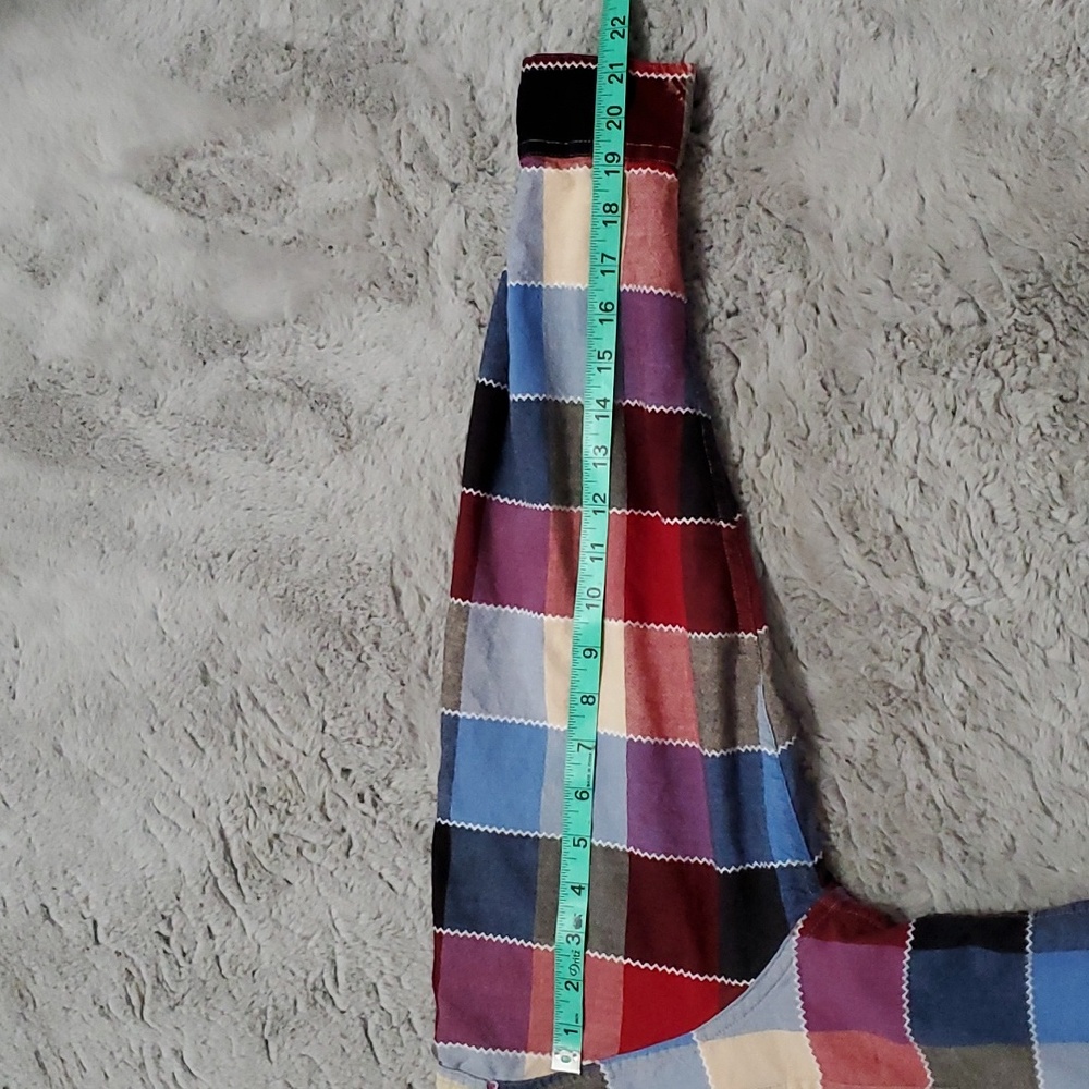 Dress Barn Patchwork Design Cotton Buttondown Lon… - image 8